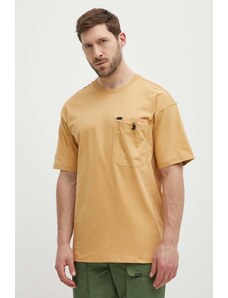 Columbia t-shirt bawełniany Landroamer męski kolor pomarańczowy gładki 2076021