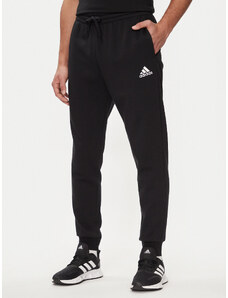 adidas Spodnie dresowe Essentials Fleece Regular Tapered Joggers HL2236 Czarny Regular Fit