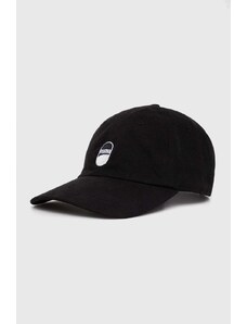 Puma czapka z daszkiem bawełniana Downtown Low Curve Cap kolor czarny z aplikacją 025312