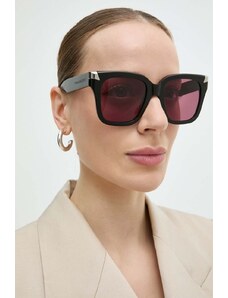 Alexander McQueen okulary przeciwsłoneczne damskie kolor czarny AM0440S
