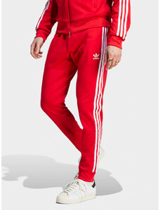 adidas Spodnie dresowe adicolor Classics SST IM4543 Czerwony Slim Fit