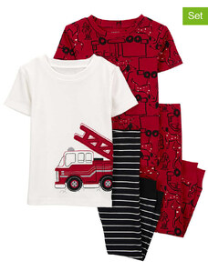 carter's Piżamy (2 szt.) w kolorze biało-czerwonym