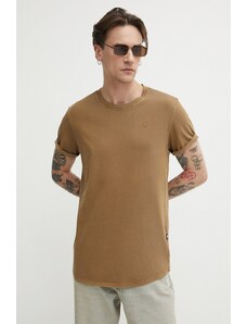 G-Star Raw t-shirt bawełniany x Sofi Tukker męski kolor beżowy gładki