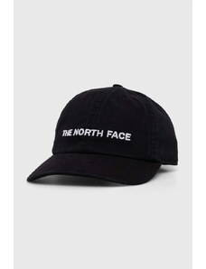 The North Face czapka z daszkiem kolor czarny z aplikacją NF0A7WHP1IS1