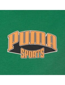 Puma T-Shirt Puma Team For The Fanbase Graphic Tee Męskie Odzież Koszulki 62439586 Zielony