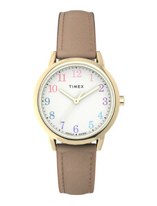 Timex Zegarek Easy Reader Classic Beżowy