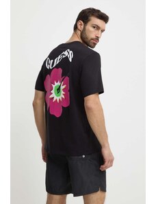 Guess t-shirt bawełniany FLOWER męski kolor czarny z nadrukiem F4GI01 I3Z11
