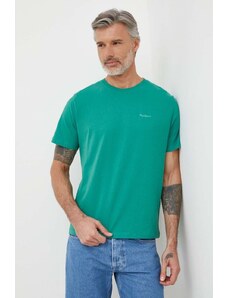 Pepe Jeans t-shirt bawełniany Connor kolor zielony