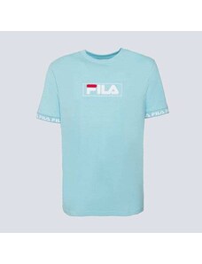 Fila T-Shirt Squads Tape T-Shirt Męskie Ubrania Koszulki SS21JDM006 Niebieski
