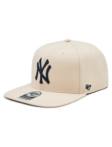 Czapka z daszkiem 47 Brand New York Yankees No Shot '47 CAPTAIN NSHOT17WBP Natural