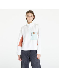 Damska bluza z kapturem Patagonia W's Microdini 1/2 Zip Pullover Hoody Birch White