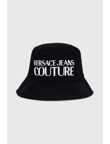 Versace Jeans Couture kapelusz bawełniany kolor czarny bawełniany 76HAZK04 ZG268
