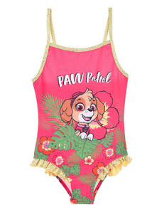 Paw Patrol Strój kąpielowy "Psi Patrol" w kolorze różowym ze wzorem
