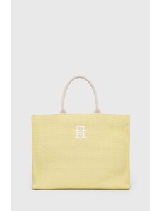 Tommy Hilfiger torba plażowa kolor żółty AW0AW16410