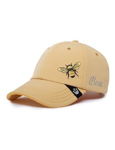 Goorin Bros czapka z daszkiem Honey Love kolor żółty z aplikacją 101-0854