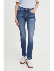 Calvin Klein Jeans jeansy damskie kolor niebieski J20J222758