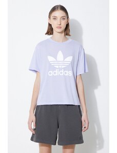 adidas Originals t-shirt damski kolor fioletowy IN8439