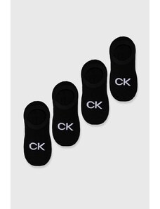 Calvin Klein skarpetki 4-pack damskie kolor czarny 701220509