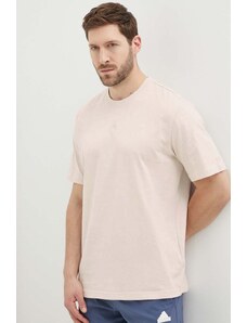 adidas t-shirt bawełniany męski kolor różowy gładki IR9115