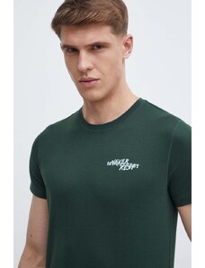 Mammut t-shirt sportowy Core kolor zielony z nadrukiem