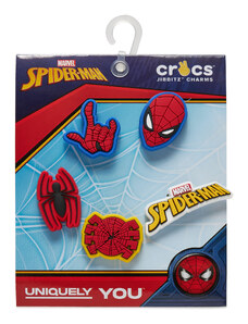Ozdoba do butów Crocs Jibbitz Spider Man 5 Pck 10010007 Multicolor