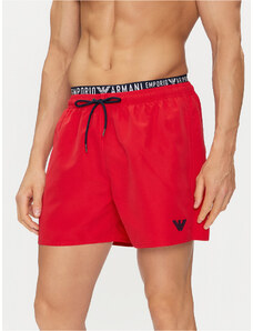 Emporio Armani Underwear Szorty kąpielowe 211740 4R432 00774 Czerwony Regular Fit