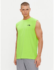 The North Face Tank top Simple Dome NF0A87R3 Zielony Regular Fit