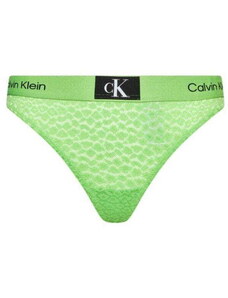 Majtki stringi damskie Calvin Klein 000QF7175E zielony (XS)