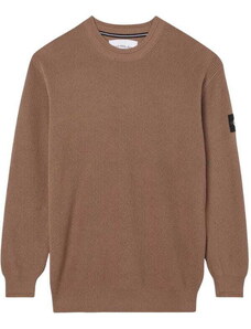 Sweter męski Calvin Klein J30J322619 brązowy (S)