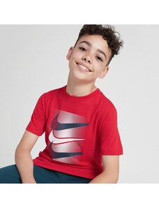 Nike T-Shirt U Nsw Tee Core Brandmark 4 B Dziecięce Ubrania T-shirty DX9525-657 Czerwony