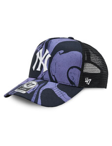 Czapka z daszkiem 47 Brand Mlb New York Yankees Enamel Twist Mesh '47 Mvp Dt B-ENLDT17PTP-PP Purple