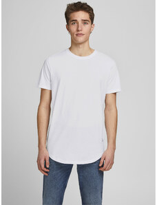 Jack&Jones T-Shirt Jjenoa 12113648 Biały Long Line Fit