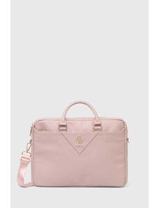 Guess torba na laptopa kolor różowy