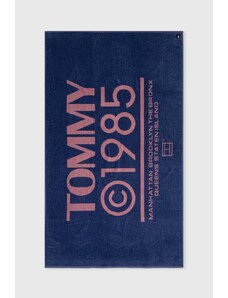 Tommy Jeans ręcznik bawełniany kolor niebieski UU0UU00090