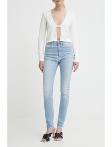 Calvin Klein Jeans jeansy damskie kolor niebieski J20J223312