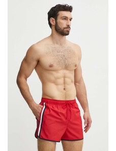 Tommy Hilfiger szorty kąpielowe męskie kolor czerwony UM0UM03217