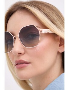 Guess okulary przeciwsłoneczne damskie kolor biały GU7913_5925W