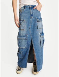 One Teaspoon Spódnica jeansowa 90's 26248 Niebieski Regular Fit