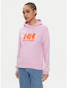 Helly Hansen Bluza W Hh Logo Hoodie 2.0 34460 Różowy Regular Fit