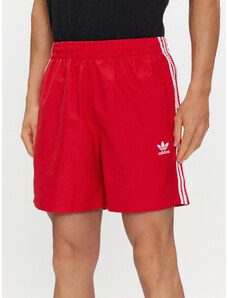 adidas Szorty kąpielowe Originals Adicolor 3-Stripes Swim Shorts H44768 Czerwony