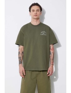 Carhartt WIP t-shirt bawełniany S/S Class of 89 męski kolor zielony z nadrukiem I033182.25DGD