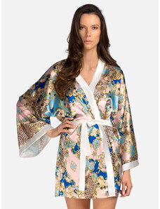 Miss Lou Szlafrok | Satynowe kimono plażowe w stylu Versace (UNIVERSAL)