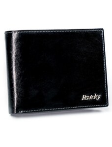 Piękny duży portfel męski ze skóry licowej - Rovicky
