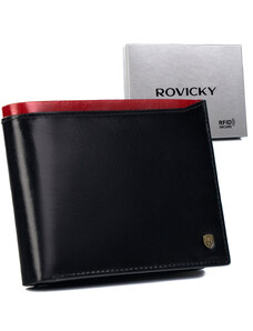 Rovicky Portfel Męski N992-RVT Black+Red