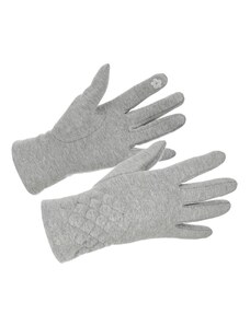 Rękawiczki damskie siwe dotyk polarek BELTIMORE K31