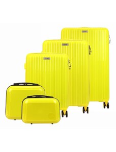 Mocna walizka damska z ABSu Jony Z05 x5 Z