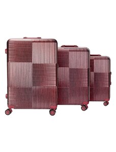 Mocne materiałowe walizki podróżne damskie Pierre Cardin DB1708 DIBAI02 PREMIUM x3 Z