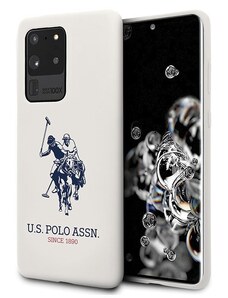 U.S. POLO ASSN. US Polo USHCS69SLHRWH S20 Ultra G988 biały/white Silicone Collection