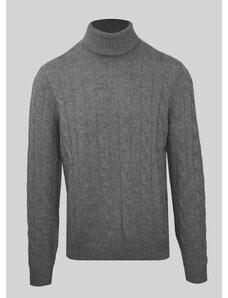 Swetry marki Malo model IUM024FCB22 kolor Szary. Odzież męska. Sezon: Cały rok