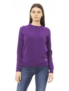 Swetry marki Baldinini Trend model GC8019_GENOVA kolor Fioletowy. Odzież damska. Sezon: Jesień/Zima